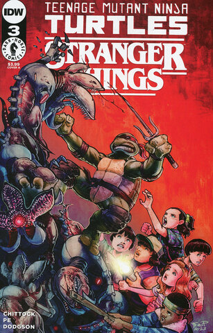 Teenage Mutant Ninja Turtles x Stranger Things #3 (Cover A)