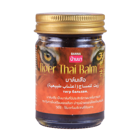 Тайский тигровый бальзам Tiger Thai Balm Banna, 50 гр