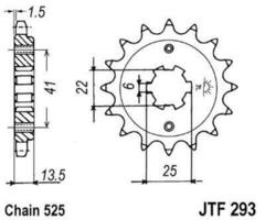 Звезда ведущая JTF293 15
