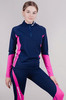 Детский раздельный гоночный комбинезон NordSki Jr.Base Dark Blue/Pink