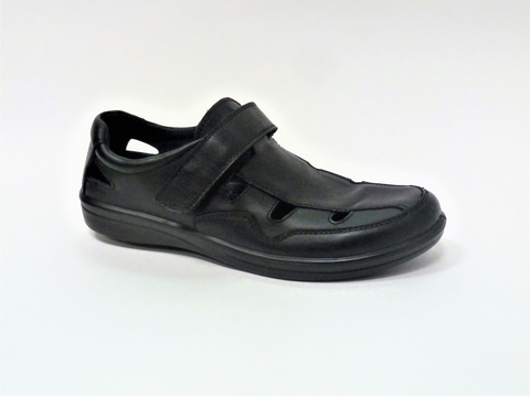 AIG_8181-34_black полуботинки для мальчиков (р.32-37)