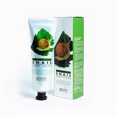 Крем для рук с экстрактом слизи улитки JIGOTT Real Moisture Snail Hand Cream 100 мл