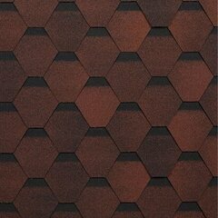 Гибкая черепица ТехноНиколь SHINGLAS Оптима Красный 3 м2/ уп.