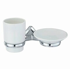WasserKRAFT Aller K-1126C Держатель стакана и мыльницы фото