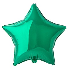 Большой Шар Звезда Металлик Зеленый