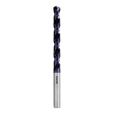 Сверло по металлу ц/х 5,0x86/52мм DIN338 h8 5xD HSSE-Co8 TiALN 130° Ruko 281050EF