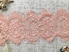 Кружево Французское, ш. 10,5 см, персиковый