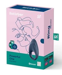 Эрекционное кольцо Satisfyer Powerful One с возможностью управления через приложение - 