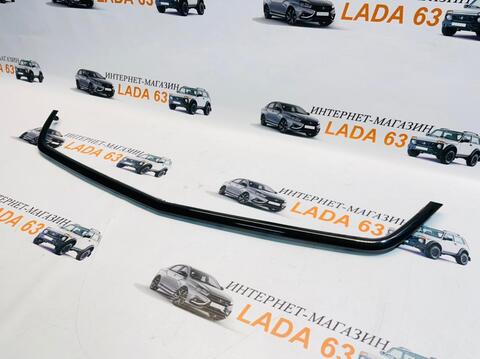 Молдинг решетки радиатора Lada Priora SE черный глянец