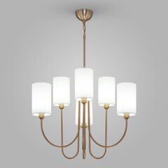 Подвесная люстра Eurosvet Abbey 60164/6 латунь