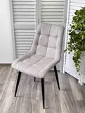 фото 3 Стул CHIC VF-19/ VF-20 светло-серый/ серый/ черный каркас, ткань М-City на profcook.ru