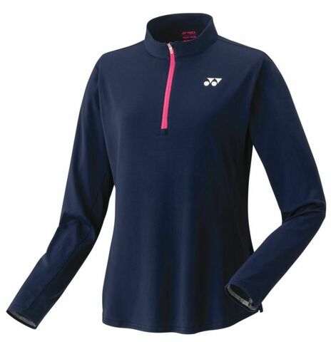 Женская теннисная футболкаYonex Roland Garros Long Sleeve Shirt - navy blue