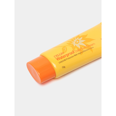 Cellio Waterproof daily sun cream SPF50+ PA+++ Крем солнцезащитный водостойкий