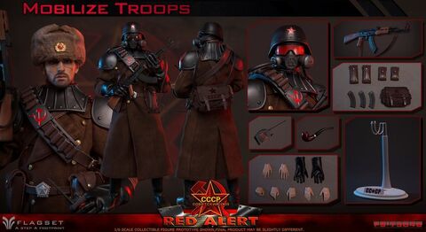 Фигурка Советский призывник масштаб 1/6 Red Alert