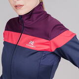 Утеплённый женский лыжный костюм Nordski Drive Blueberry-Pink W