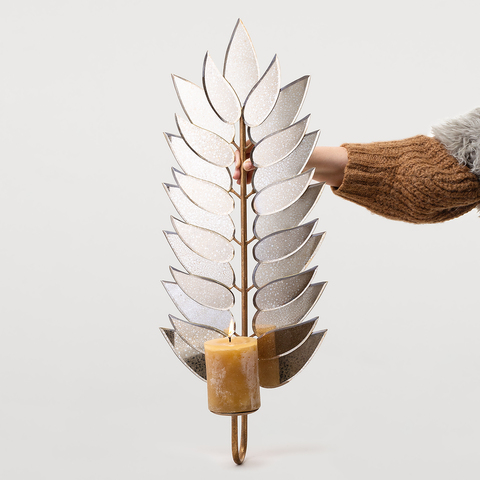 НАСТЕННЫЙ ПОДСВЕЧНИК 25 LEAFS