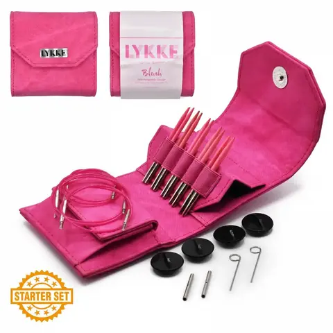 Lykke Набор съемных спиц Starter 7 см 5 пар Blush Fuchsia