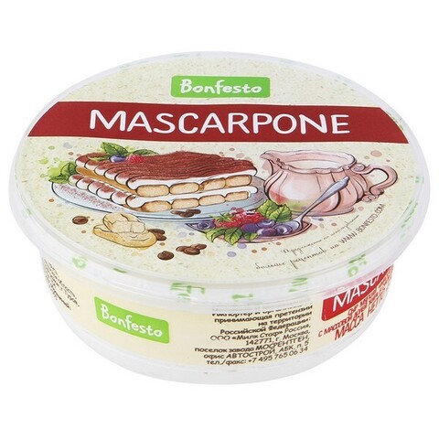 Сыр Маскарпоне ТМ Bonfesto, 250 гр ()