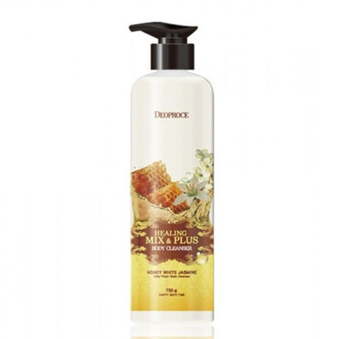 Deoproce Healing Mix & Plus Body Cleanser Honey White Jasmine - Гель для душа мед и жасмин