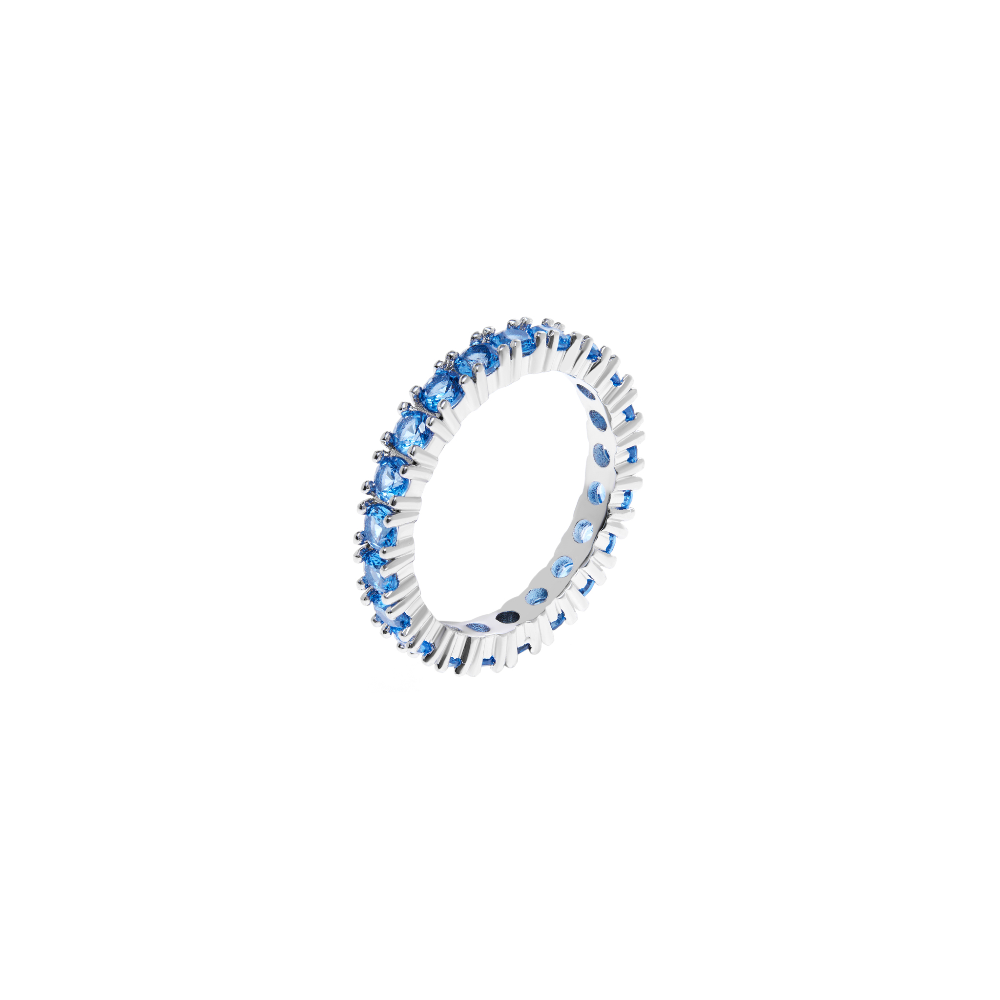 viva la vika кольцо crystal round anchor ring blue VIVA LA VIKA Кольцо Ballier Ring – Blue
