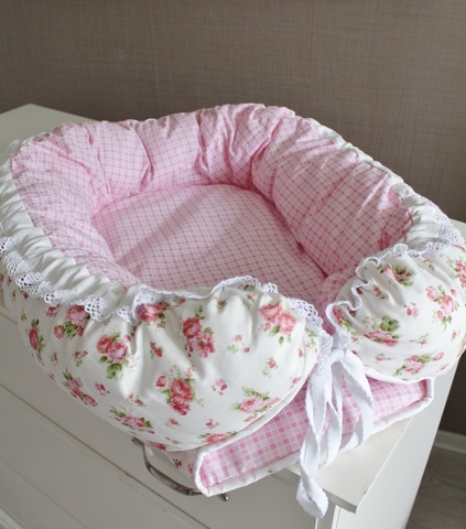 Babynest, гнездышко, кокон для младенца - розы