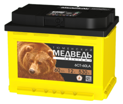 Тюменский медведь 6CT- 60 аккумулятор