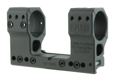 Тактический кронштейн SPUHR D34мм на Picatinny, H48мм, наклон 13MIL/44.4MOA (SP-4804)