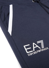 Женские теннисные шорты EA7 Woman Jersey Shorts - navy blue