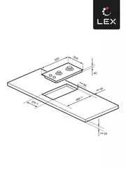 Варочная панель LEX GVG 323A BBL