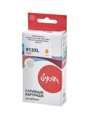 Струйный картридж Sakura 3YL83AE (№912XL Yellow) для HP OfficeJet 8012, 8013, 8014, 8015, 8017; OfficeJet Pro 8022, 8023, 8024, 8025 AIO, пигментный тип чернил, желтый, 10,5 мл., 825 к.