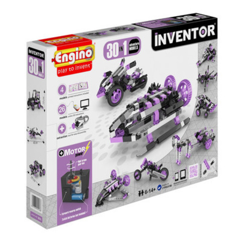 Конструктор"INVENTOR. Приключения"с мотором, 30 моделей
