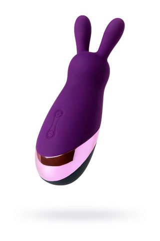 Фиолетовый стимулятор эрогенных зон Eromantica BUNNY - 21,5 см. - Eromantica 120301