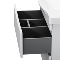 Тумба подвесная с раковиной, 80 см,  AM.PM LIKE - M80FHX0802WG