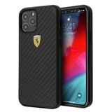 Карбоновый чехол Ferrari для iPhone 13 Mini (Черный)