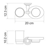 Ammer K-7026 Держатель стакана и мыльницы