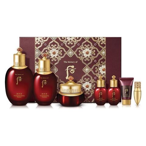 The History of Whoo Jinyulhyang Essential Revitalizing 3 Pieces Set Набор уходовой косметики восстанавливающий