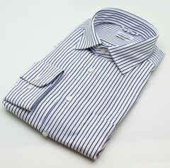 Сорочка мужская Seidensticker Regular Fit 01.142580-15 в синюю полоску