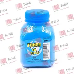 Тонер БУЛАТ для Brother HL-3040 (Голубой, банка 50 г)