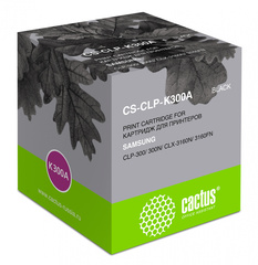 Картридж лазерный Cactus CS-CLP-K300A черный (2000стр.) для Samsung CLP-300/300N/CLX-3160N/3160FN