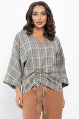 Блуза Ватсон (серо-бежевая) Б14150-12М LT Collection