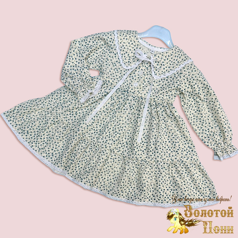 Платье хлопок детское (2-7) 250928-D7057