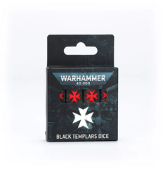 Набор кубиков Warhammer 40000 - Black Templars Dice Set