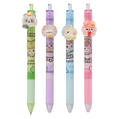 
          Карандаш автоматический, чернографитный, JIANDAN, с запасными грифелями, 4 цвета корпуса со зверятками, 24 шт