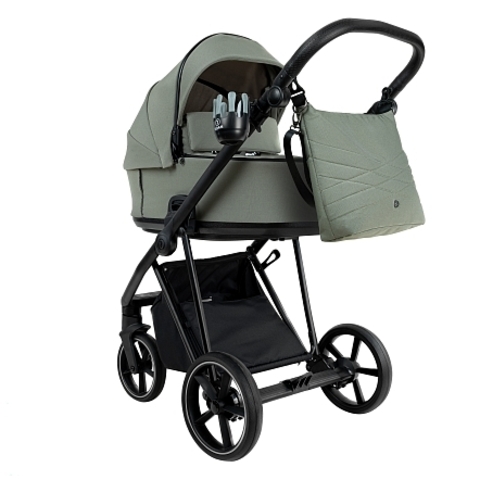 ROAN Коляска 2 в 1 Sol короб + прогулка Sage Green/Black