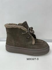Ботинки зима нат. замша по 8 пар (36-41)р./ M8027-3