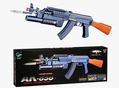 Автомат Калашников - Большой - Свет/Звук/Движение Ствола, размер в сборе 73см