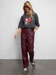Брюки Силуэт (бордовый)