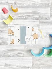 Набор платочков-слюнявчиков Mjölk Круассаны