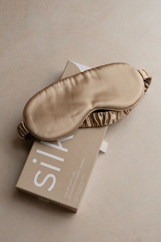 Маска для сна из натурального шелка