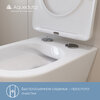 Aqueduto OVO0110 AQD OVO Унитаз подвесной 525*360 безободковый, сиденье c микролифтом, белый глянцевый
